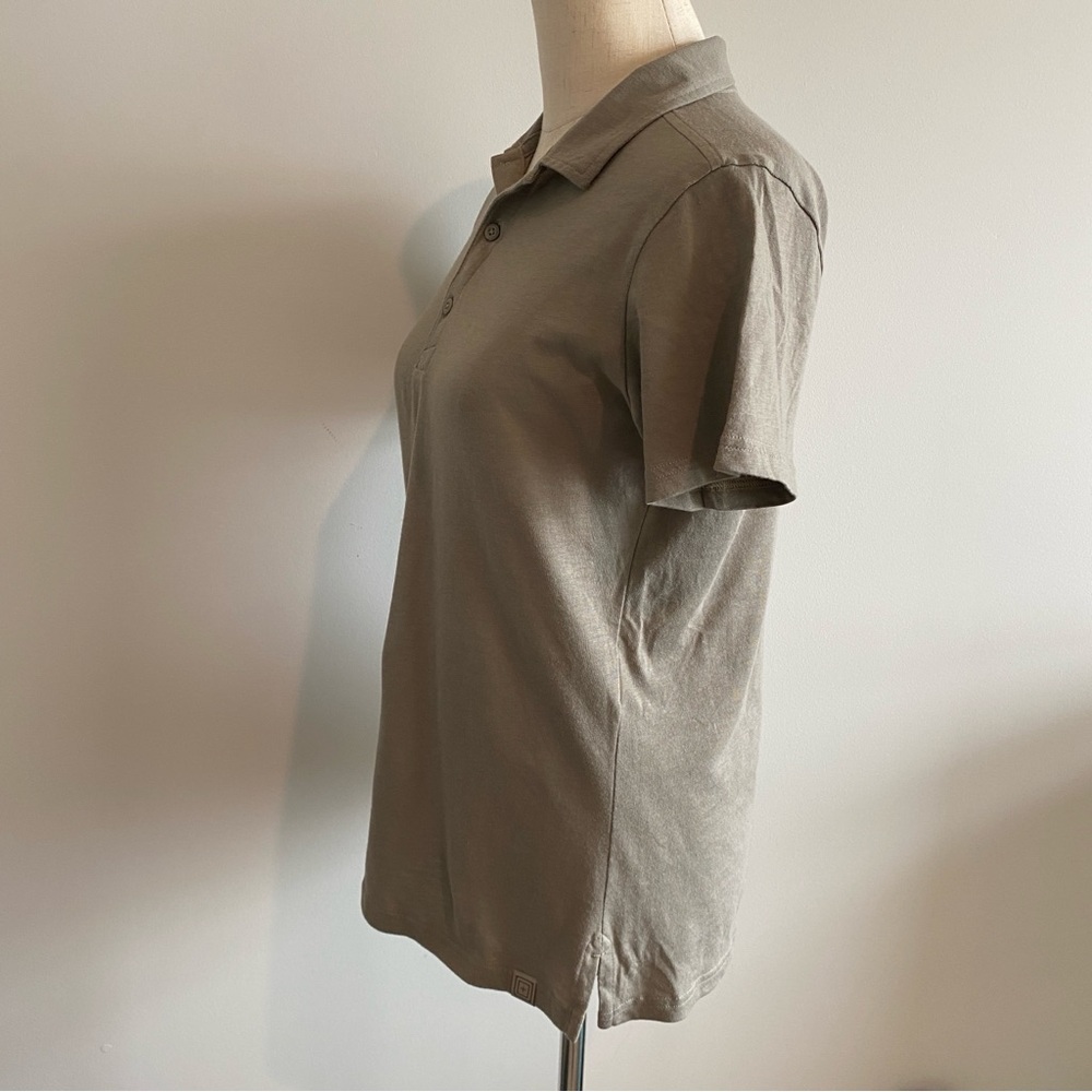5.11 Tactical Short Sleeve Uniform Collared Polo Shirt - tan jersey - Picture 3 of 8